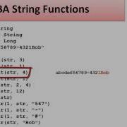 VBA String Functions