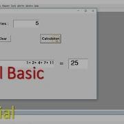 Sum With The Series 1 2 4 7 11 Up To Nth Term V B Programming Tutorial Do While Loop If