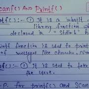 Printf And Scanf Functions In C Programming Printf And Scanf With Example In C Learn Coding