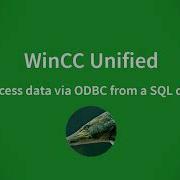 WinCC Unified V16 Read Process Values Via ODBC Driver From A SQL Database Including Project