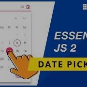 Essential JS 2 Date Picker