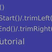 Trim TrimStart And TrimEnd Method In JS CoderNap