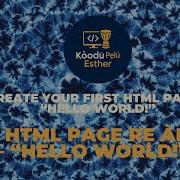 Create Your First HTML Page HELLO WORLD Web Development HTML Basics For Beginners