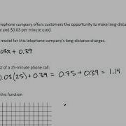 Modeling With Linear Functions
