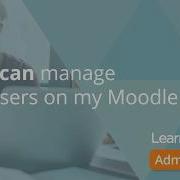 Moodle Admin Basics 16 Manage Users Admin Basics