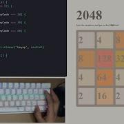 ASMR Programming JavaScript 2048 Game No Talking
