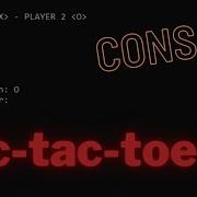 Tic Tac Toe In C Console Player Vs Player
