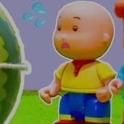 NEW CAILLOU And The GIANT MELON Funny Animated Cartoons Kids Caillou Stop Motion 만화 漫画