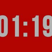 1 Minute 19 Second Timer With Alarm Without Music