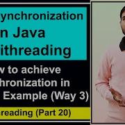 Static Synchronization In Java Multithreading By Deepak