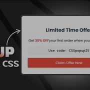 How To Build A Popup With HTML CSS No JavaScript Modal Popup Tutorial For Beginners 2026