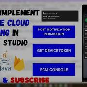 How To Implement FCM In Android Java Firebase Cloud Messaging Mobile App Development