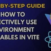 Using Environment Variables In VITE React Project