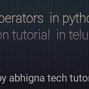 12 Operators In Python