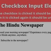 HTML Checkbox Input Element CCBP Dynamic Web Application Coding Test 2 Question Answer