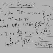 Second Order Dynamics In Process Control
