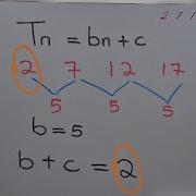 LINEAR NUMBER PATTERN GRADE 10