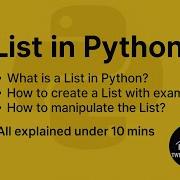 Python Lists Explained In 5 Minutes Beginner Tutorial