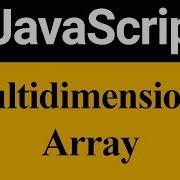 MultiDimensional Array In JavaScript Hindi