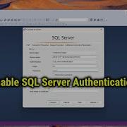 Enable SQL Server Authentication Interview Point