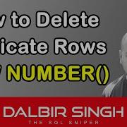 How To Delete Duplicate Rows Using Row Number In SQL Server
