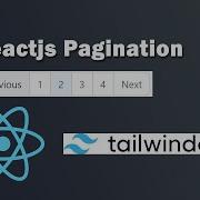 ReactJS Pagination With Tailwind CSS