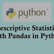 Doing Statistics Using Python Programming Descriptive Statistics With Pandas In Python