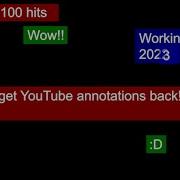 How To Get YouTube Annotations Back