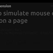 How To Simulate Mouse Over Event On A Page Chrome Extension