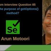 Selenium Interview Question 85 What Is The Purpose Of GetOptions Method