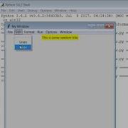 Adding Menulist In Menu On Window In Python