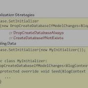 Entity Framework 4 1 Introduction 15 Database Initialization