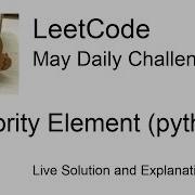 Daily Leetcode 36 May 06 2020 Majority Element