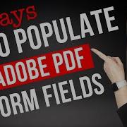 Auto Populate Form Fields In Adobe PDFs Repeating A Field In Other Parts Of Your PDF