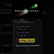 Smoke Streams Effect On Cursor Move HTML CSS JavaScript Html Css Javascript Shorts