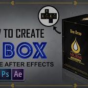 How To Create 3d Box Adobe Photoshop After Effects Tutorial