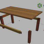How To Model A Table In Onshape With Mortise Tenon Woodgrain Feature Script