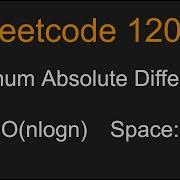 Minimum Absolute Difference Leetcode 1200 Python