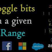Toggle Bits In A Given Range