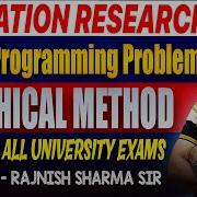Mba 2nd Sem Linear Programming Problems Graphical Method Operations Research Rajnish Sharma