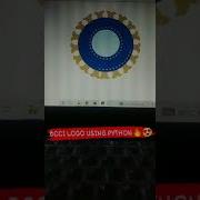 BCCI Logo Using Python Shorts