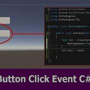 Unity Button Click Events C Script Tutorial