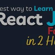 Learn React JS In 2 Hour FULL Course React JS Full Course For Beginners