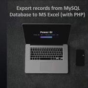 Export MySQL Database Records To MS Excel Xlsx Extension With PHP