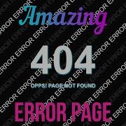 Amazing Error Page HTML CSS ERROR PAGE Animation