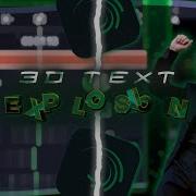 3D Text Explosion Tutorial Node Video Alight Motion Preset