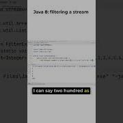 Java 8 Filtering A Stream Shorts Viral Datascience Coding