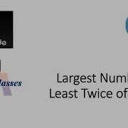 Largest Number At Least Twice Of Others Python Castor Classes