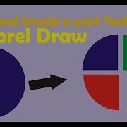 Trim And Break A Part Technique In Corel Draw