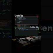 Junior Vs Senior Noob Vs Pro Web Devlopment Html Programmjng Javascript Html5 Css Coding